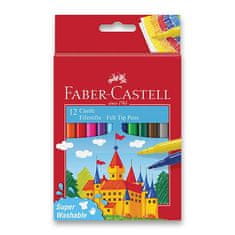 Faber-Castell Dětské fixy Castle 12 barev