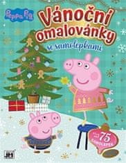 Jiri Models Vánoční omalovánky se samolepkami - Peppa Pig