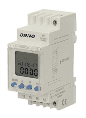 Orno Elektronický Astronomický časový spínač na DIN lištu ORNO OR-PRE-450