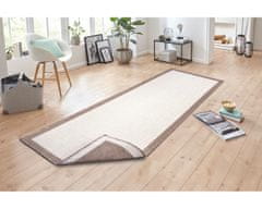 NORTHRUGS Kusový koberec Twin-Wendeteppiche 105474 Linen – na ven i na doma 80x250