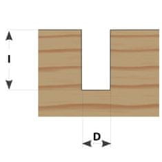 IGM Fachmann M100 Drážkovací fréza - D12,55x25,4x65,4 S=8 HM