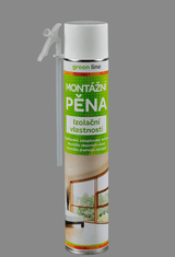 Montážní pěna trubičková, 750ml, Green Line