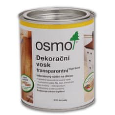 Osmo dekorační vosk - transparentní odstíny 3103 dub světlý nátěr 0,75 l