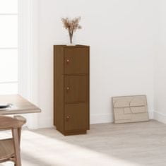 Greatstore Skříň highboard medově hnědá 34x40x108,5 cm masivní borovice