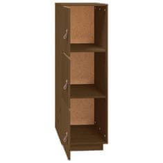 Greatstore Skříň highboard medově hnědá 34x40x108,5 cm masivní borovice