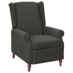 Vidaxl 282207 Recliner Dark Grey Fabric