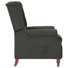 Vidaxl 282207 Recliner Dark Grey Fabric