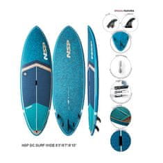 NSP paddleboard NSP DC Surf Wide 8'10''x32''x4 5/8' Coco/Blue One Size