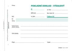 Výdajový doklad jedn., s DPH, A6, 100 l., NCR