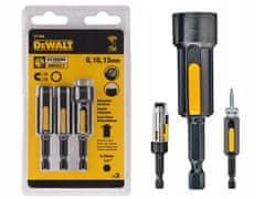 DeWalt Nárazové hlavice DT7460 8/10 / 13mm, sada 3 ks