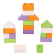 Bigjigs Toys Bigjigs Baby Dřevěné Spojkostky Basic set