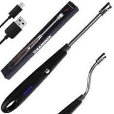 HADEX Plazmový zapalovač USB 26 cm černý, Kaminer