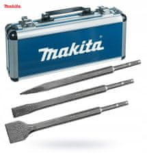 Makita 3 dláta SDS + L-250 mm SDS + pouzdro D-42357