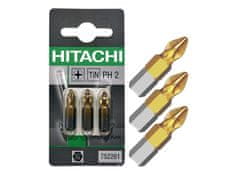Hitachi Bity BITS PH2 pro šroubovák TYTAN 3 ks 