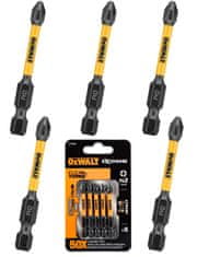 DeWalt Nárazové bity Ph2x50mm 5ks TORSION EXT