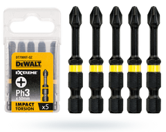 DeWalt Rázový BIT Ph3 x 50mm 5ks TORSION DT7999T