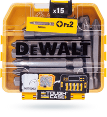 DeWalt Sada bitů 15ks bitů Pz2 x 50mm DT7912