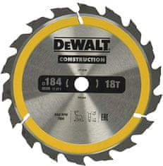 DeWalt pilový kotouč na dřevo 184mm 16mm 18z DT1938