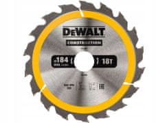 DeWalt pilový kotouč na dřevo 184mm 30mm 18z DT1941