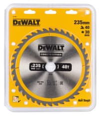 DeWalt pilový kotouč na dřevo 235mm 30mm 40z DT1955