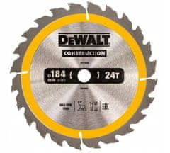 DeWalt pilový kotouč na dřevo 184mm 16mm 24z DT1939