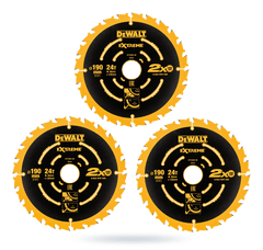 DeWalt 3x kotoučová pila 190x24zx30 DT10304 s widia