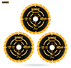 DeWalt 3x kotoučová pila 190x24zx30 DT10304 s widia