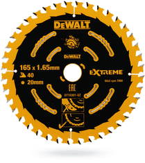 DeWalt Čepel na dřevo 165mm 40z EXTREME DT10301