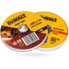 DeWalt Kotouč na kov Inox 125x1mm 10 ks DT3507