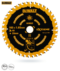 DeWalt Čepel na dřevo 165mm 40z EXTREME DT10301