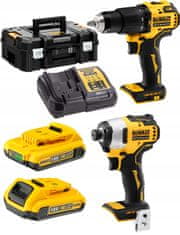 DeWalt DCK2062D2T šroubovák DCD709 + klíč DCF809