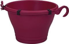 Elho květináč Corsica Hanging Basket - cherry 30 cm