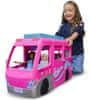 Mattel Barbie Karavan snů s obří skluzavkou, 76 cm dlouhá skluzavka, 60 herních dílků, Dream Camper HCD46