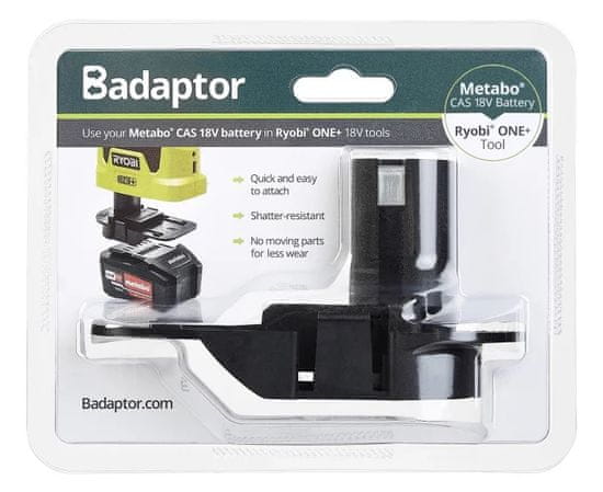 Metabo CAS to Ryobi 18V battery adapter – Badaptor