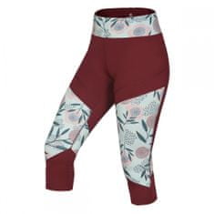 Ocún Dámské legíny Ocún RHEA 3/4 Leggings wine merlot|S