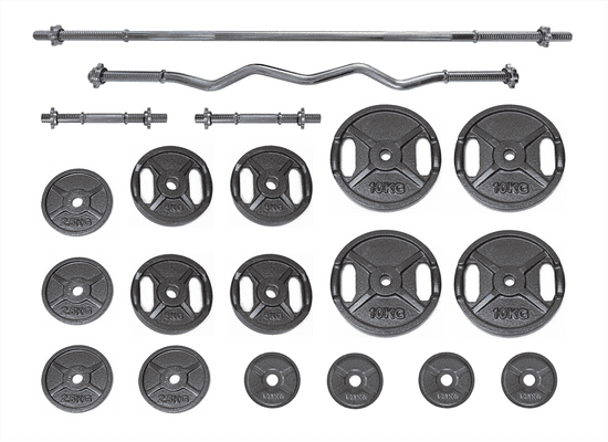 FitnessLine Činkový set PREMIUM - 100 kg