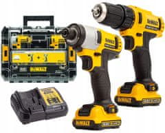 DeWalt Sada DCK211D2T, vrtačka 10,8V + silový unašeč