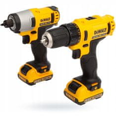 DeWalt Sada DCK211D2T, vrtačka 10,8V + silový unašeč