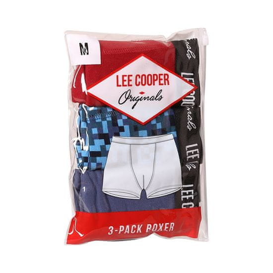 Lee Cooper 3PACK pánské boxerky vícebarevné (LCUBOX3P2-1946710