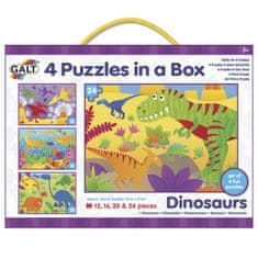 Galt 4 Puzzle v krabici - Dinosauři