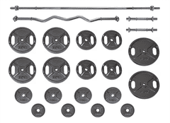 FitnessLine Činkový set PREMIUM - 130 kg