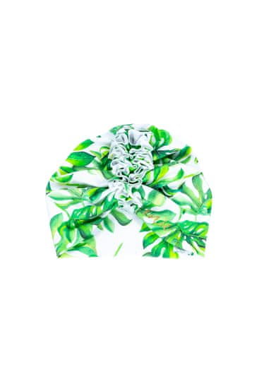 ENIE BABY Turban - dětská čepice Tropical Leaves