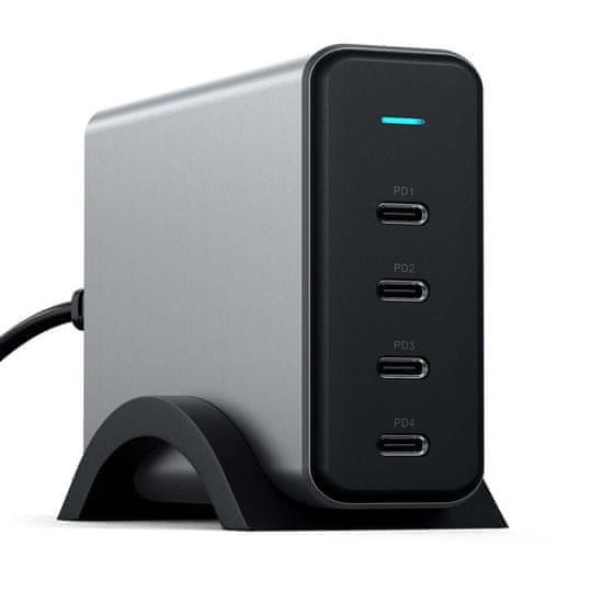 Satechi 165W USB-C 4-Port PD Gan Charger Quad Nástěnná nabíječka