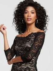 Guess Dámské šaty Jamie Off-The-Shoulder Lace S