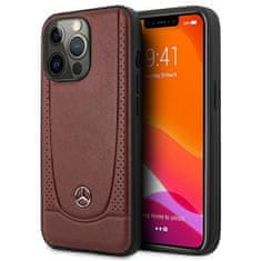 MERCEDES hard obal na iPhone 15 PRO MAX 6.7" Red Leather Urban Bengale