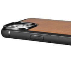 iCARER kožené pouzdro na iPhone 14 PRO MAX 6.7" Oil wax real leather back cover Light brown