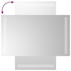 Vidaxl Koupelnové zrcadlo s LED osvětlením 30x60 cm