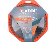 Extol Premium Kotouč pilový s SK plátky, O 250x3,0x30mm, 40T