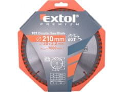 Extol Premium Kotouč pilový s SK plátky, O 210x3,0x30mm, 60T