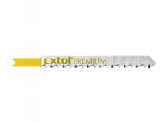 Extol Premium Plátky do přímočaré pily 5ks, 75x4,0mm, HCS